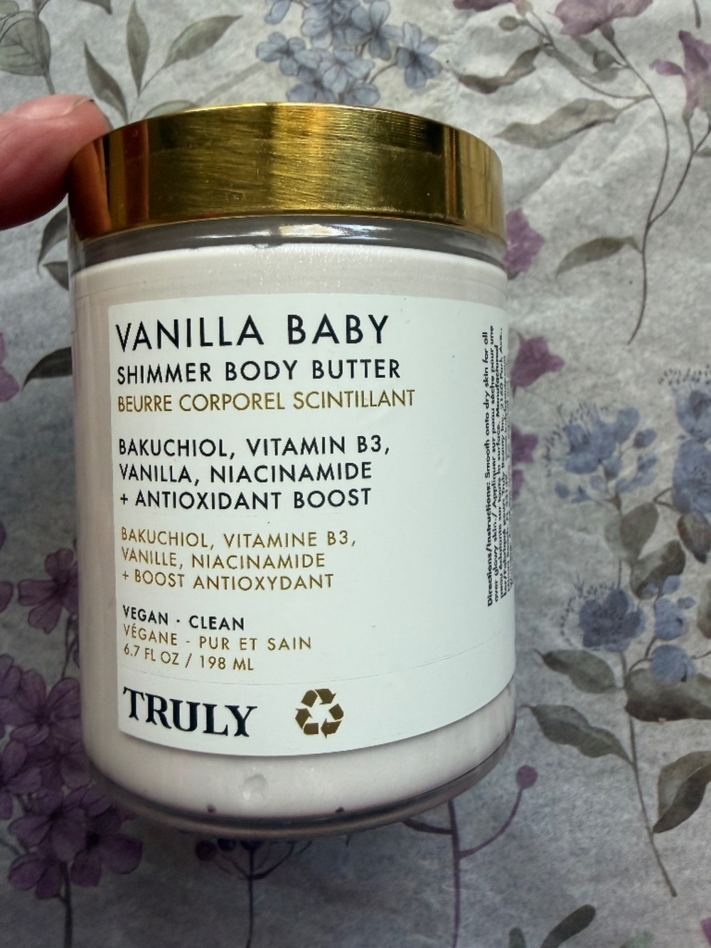 Truly Vanilla Baby Shimmer Body Butter Ships out in 24 business hrs